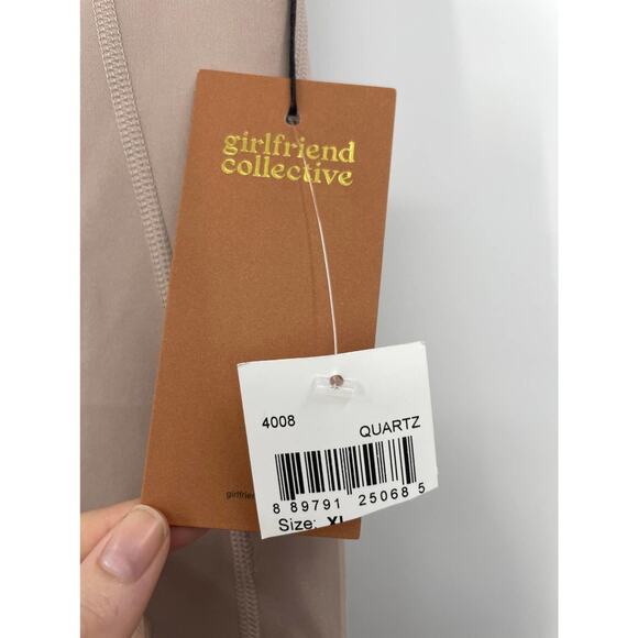 Girlfriend Collective Leggings Womens Size Large High Waist 7/8 Quartz NEW - Picture 3 of 6